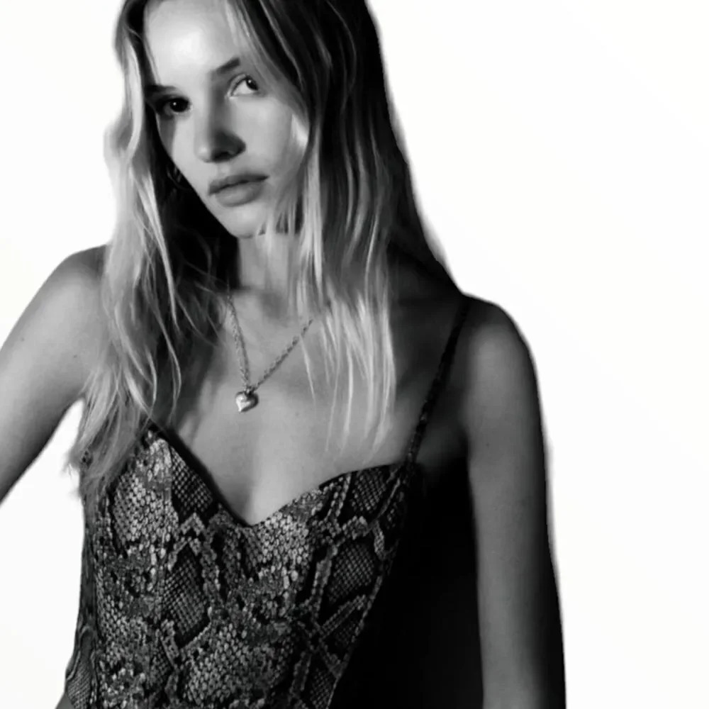 ZARA | Brown | ANIMAL PRINT CROP TOP - Picture 5 of 8